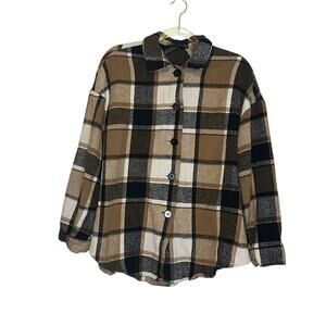 Flannel Plaid Jacket Shirt